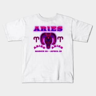 Aries 6a Boysenberry Kids T-Shirt